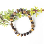 Load image into Gallery viewer, Real Tiger Eye Bracelet - close up view - BellaChel Jeweler