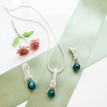 Load image into Gallery viewer, Blue Tiger's Eye in 3 styles all in Sterling Silver - BellaChel Jeweler