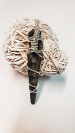 Load image into Gallery viewer, Black Kyanite in Sterling Silver