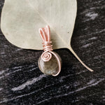 Load image into Gallery viewer, Dainty Labradorite Pendant Necklace in Rose Gold- BellaChel Jeweler
