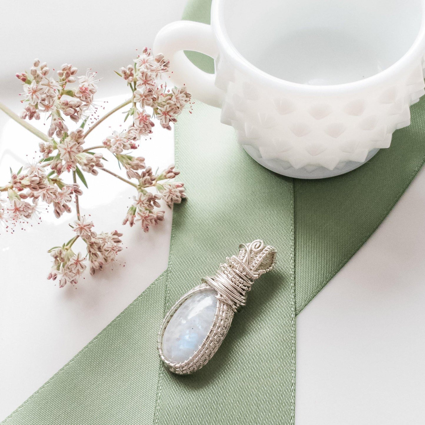 Moonstone Pendant - BellaChel Jeweler