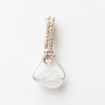 Load image into Gallery viewer, Back view of Dainty Moonstone Necklace Pendant - BellaChel Jeweler
