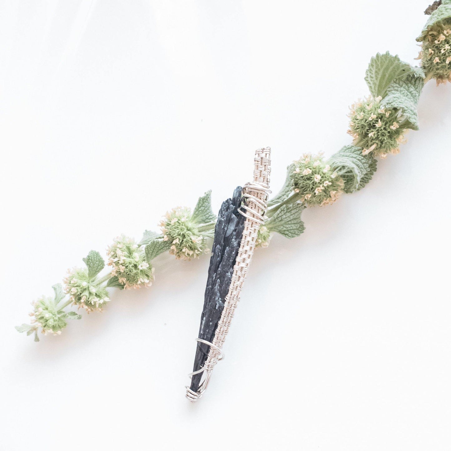 Viking Collection - Powerful Black Kyanite in Sterling Silver  - BellaChel Jeweler