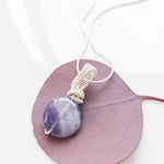 Load image into Gallery viewer, Amethyst Pendant Necklace | Handmade Crystal Jewelry | BellaChel Jeweler
