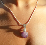 Load image into Gallery viewer, Amethyst Pendant Necklace | Handmade Crystal Jewelry | BellaChel Jeweler
