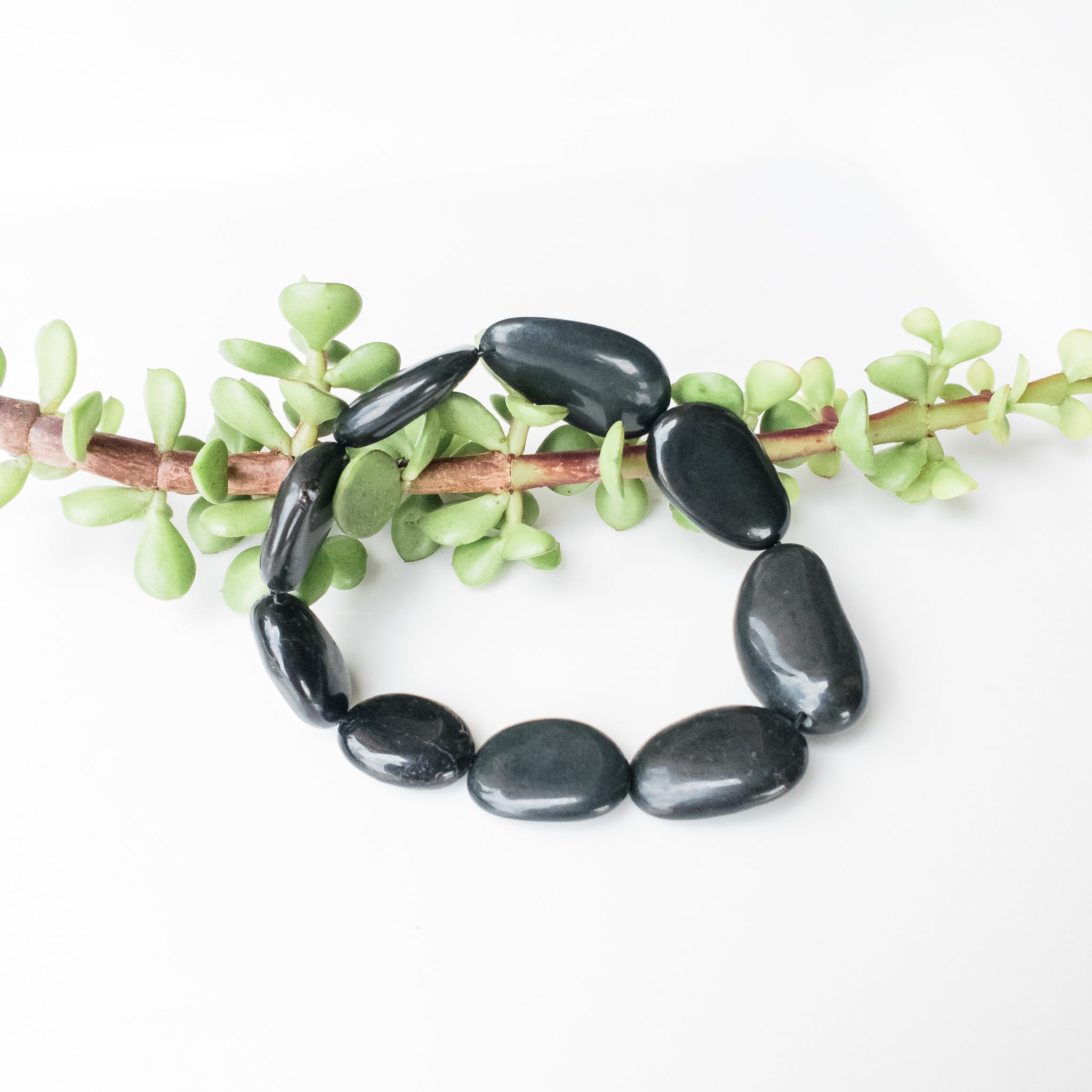 Powerful Riverstone Bracelet for Men & Women - up close picture - BellaChel Jeweler
