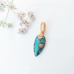 Load image into Gallery viewer, Blue Crystal Necklace Pendant - BellaChel Jeweler
