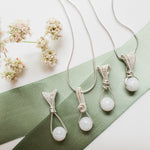 Load image into Gallery viewer, Moonstone Necklace - BellaChel Jeweler
