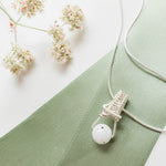 Load image into Gallery viewer, Dainty Moonstone Silver Necklace

