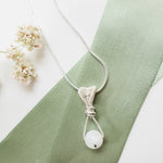 Load image into Gallery viewer, Dainty Moonstone Silver Necklace
