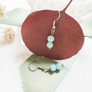 Beautiful Amazonite Earrings - Gifts for her 2022 - Handmade Jewelry  - BellaChel Jewelry