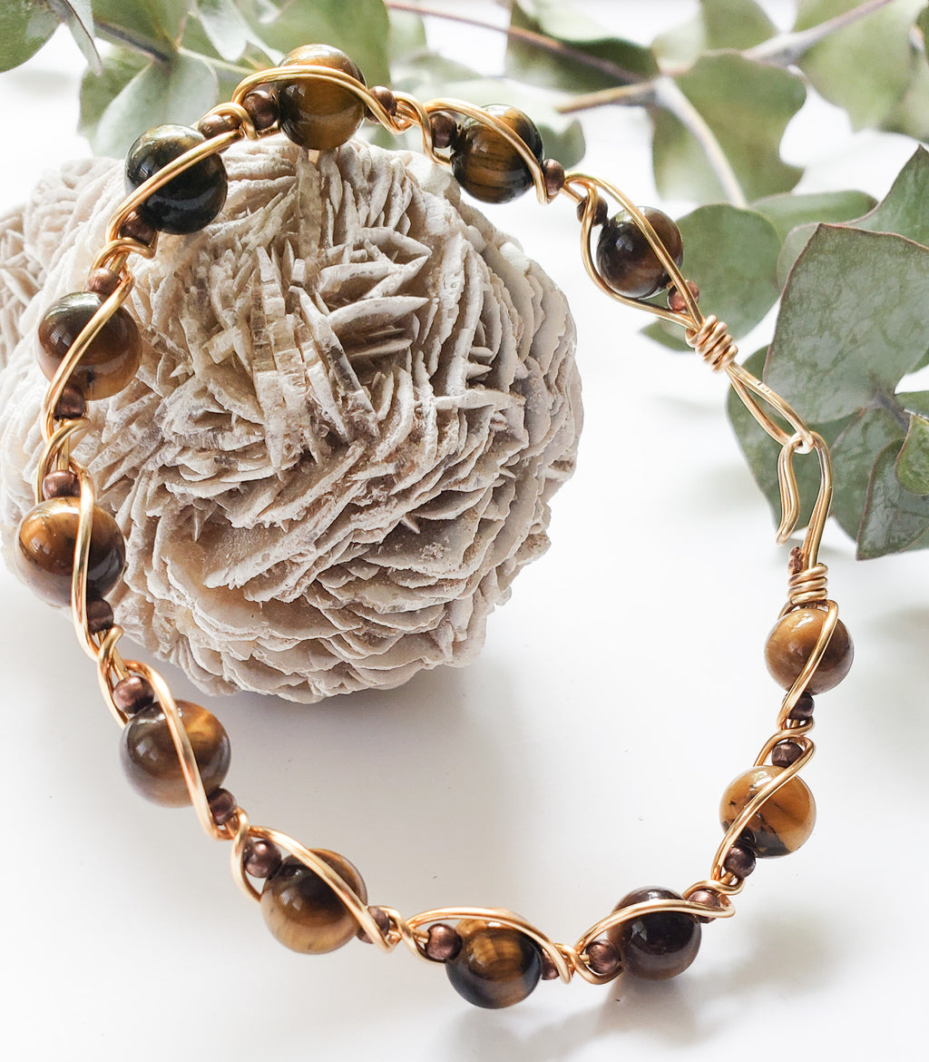 Beautiful Tiger Eye Bracelet/BellaChel Jeweler