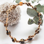 Load image into Gallery viewer, Tiger Eye Wire Wrapped Bracelet
