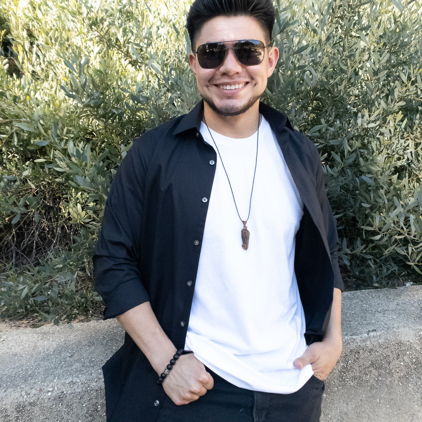 Black Kyanite Pendant