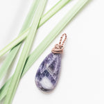 Cargar imagen en el visor de la galería, Viking Collection - Brazilian Amethyst Pendant front view - BellaChel Jeweler
