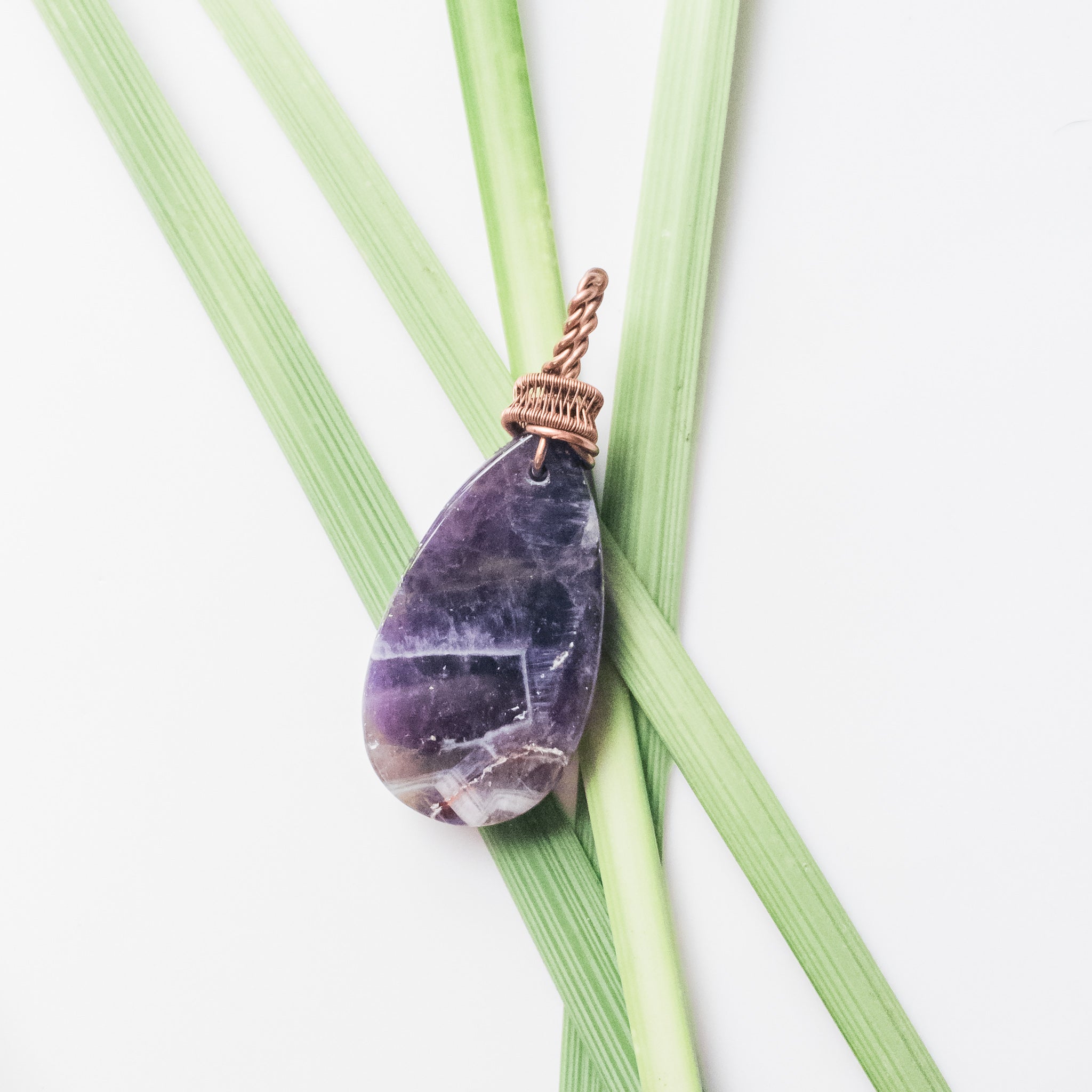 Viking Collection - Brazilian Amethyst Pendant back view - BellaChel Jeweler