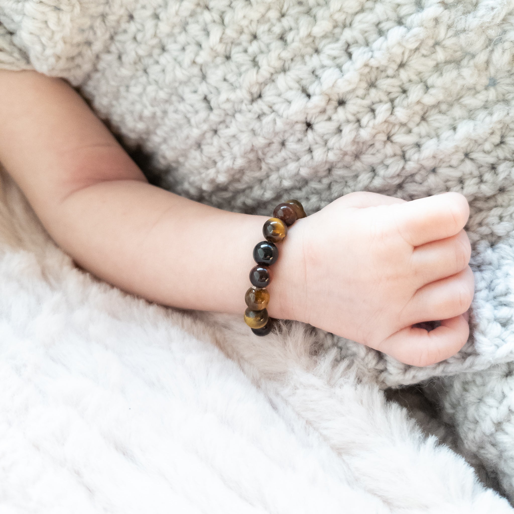 Children's Tiger Eye Gemstone Bracelet 