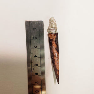 Measurement of Coconut Pendant - BellaChel Jewelry