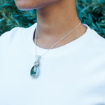 Load image into Gallery viewer, Labradorite Pendant in Sterling Silver
