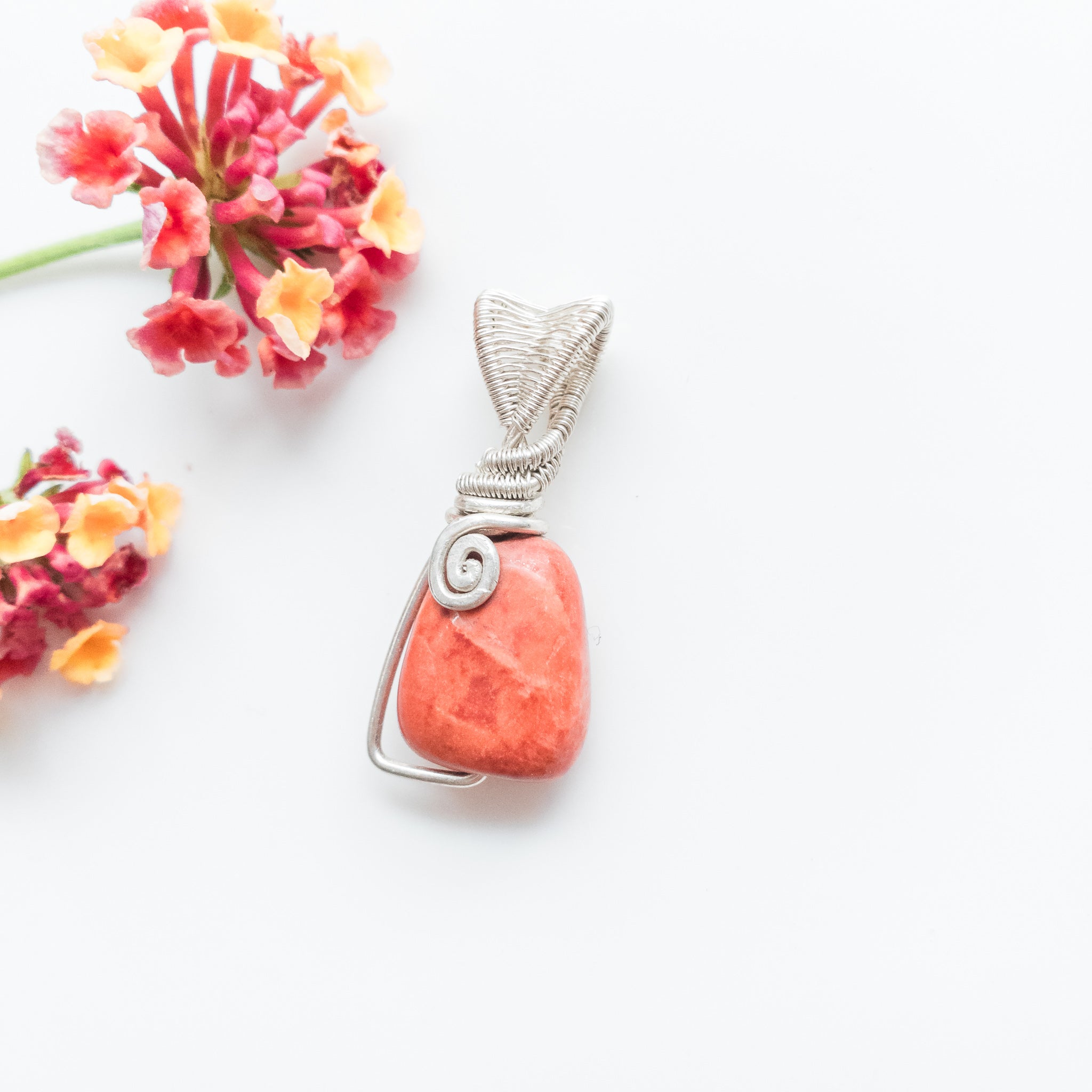 Orange Aventurine Pendant