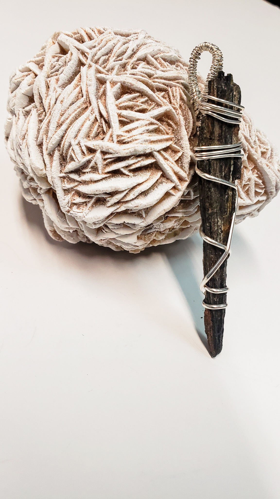 Black Kyanite in Sterling Silver