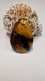Load image into Gallery viewer, Large Tiger Eye Pendant
