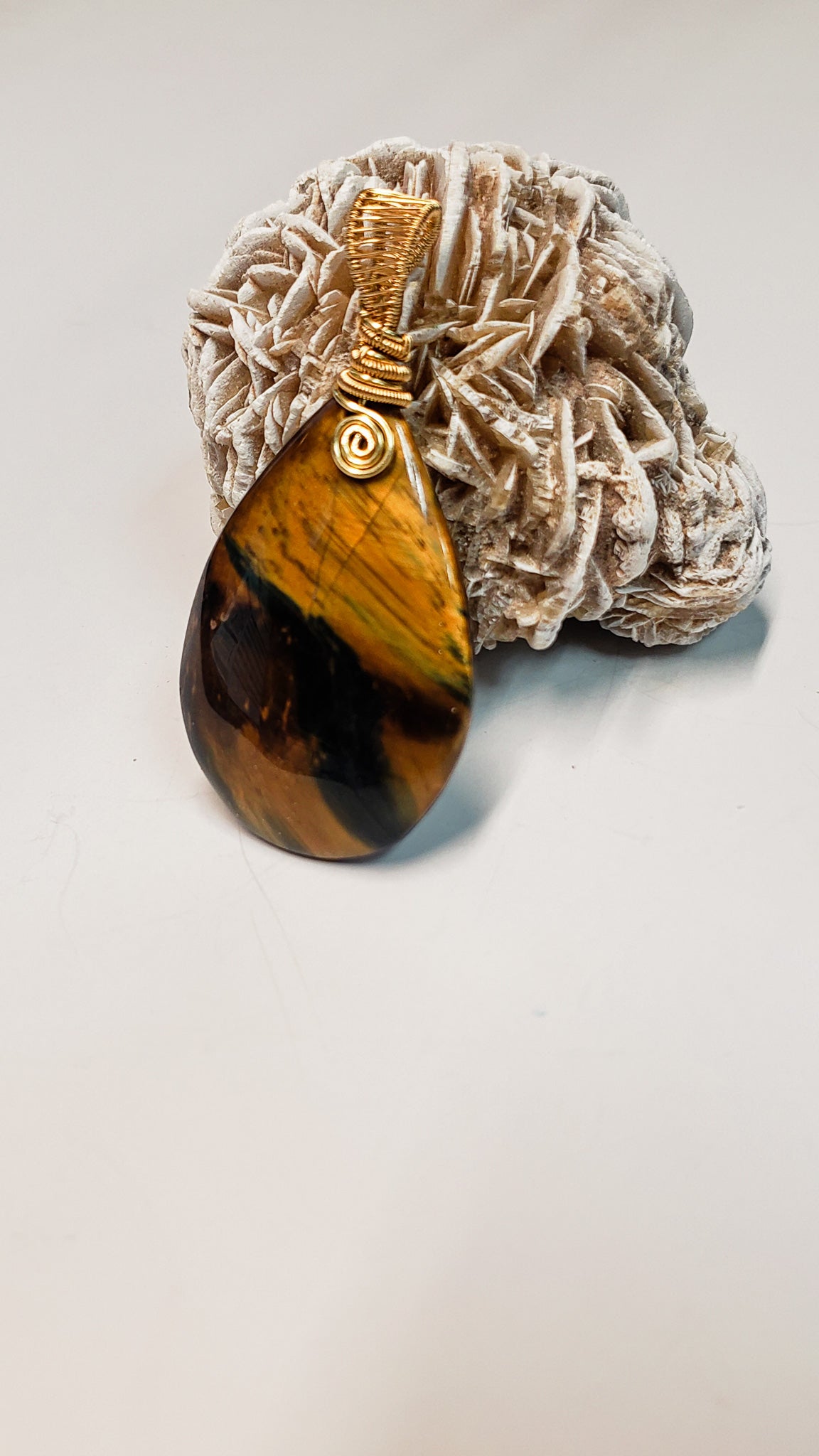 Large Tiger Eye Pendant