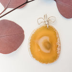 Load image into Gallery viewer, Yellow and White Sliced Agate
