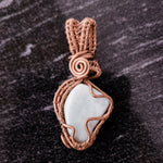 Charger l&#39;image dans la galerie, Front view of Larimer wrapped in Antique Copper - designed to be worn on both sides - BellaChel Jeweler
